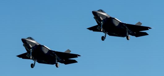 6th and 7th F-35A approaching at Cameri AFB (F.A.C.O.) 6th and 7th F-35A approaching at Cameri AFB (F.A.C.O.)