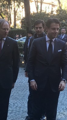 Italian Prime Minister Giuseppe Conte