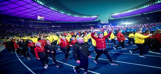 Einlauf zur Eröffungsfeier der Special Olympics World Games Berlin 2023