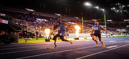 Para-Premiere beim ISTAF INDOOR 2024 in Düsseldorf