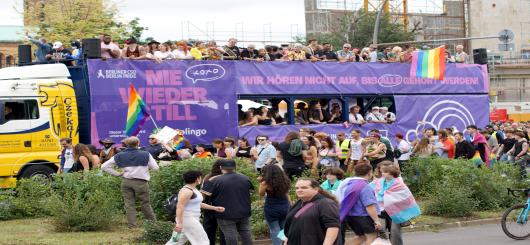 Führungstruck des Berliner CSD e. V. Führungstruck des Berliner CSD e. V.
