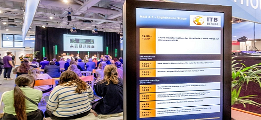Die ITB Lighthouse Stage in Halle 4.1 lädt zu einem inspirierenden Programm ein