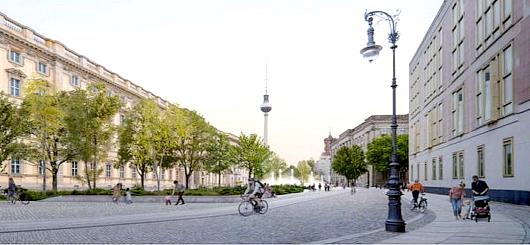 Drei Bauminseln entstehen am südlichen Schloßplatz